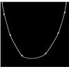 Image 2 : 0.20ctw Diamond Necklace - 14KT White Gold