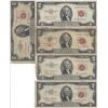 Image 3 : Lot of 10 Assorted United States Red Seal $2 Bills