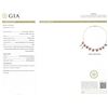 Image 6 : 14KT White Gold GIA Certified 12.20ctw Ruby and Diamond Necklace
