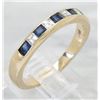 Image 8 : 0.40ctw Sapphire and Diamond Ring - 18KT Yellow Gold
