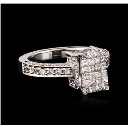 18KT White Gold 1.42ctw Diamond Ring