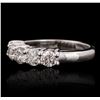 Image 1 : 14KT White Gold 1.17ctw Diamond Ring