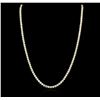 Image 2 : 18KT Yellow Gold 12.11ctw Diamond Necklace