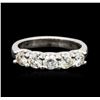 Image 2 : 14KT White Gold 1.16ctw Diamond Ring