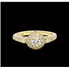 Image 2 : 0.61ctw Diamond Ring - 14KT Yellow Gold