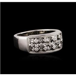 14KT White Gold 0.85ctw Diamond Ring