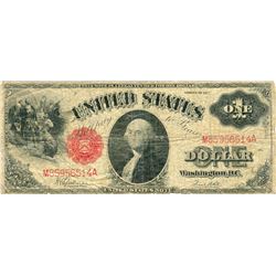 1917 $1 Saw-Horse Legal Tender Bank Note