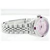 Image 3 : Rolex Stainless Steel Diamond And Ruby DateJust Ladies Watch