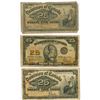 Image 1 : 1900 and 1923 25 Cent Dominion of Canada Bills Lot of 3