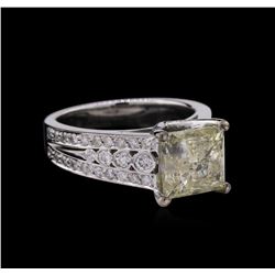 4.63ctw Diamond Ring - 14KT White Gold