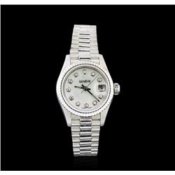 Geneve Stainless Steel Ladies Watch