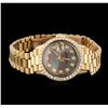 Image 1 : Rolex 18KT Yellow Gold Diamond DateJust Ladies Watch