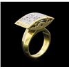 Image 6 : 18KT Yellow Gold 2.48ctw Diamond Ring
