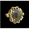 Image 1 : 4.00ct Opal Ring - 14KT Yellow Gold