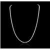 Image 2 : 14KT White Gold 8.35ctw Diamond Necklace