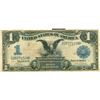 Image 1 : 1899 $1 Black Eagle Silver Certificate US Currency Bank Note