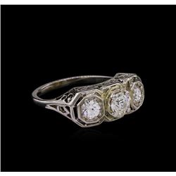 14KT White Gold 1.25ctw Diamond Ring