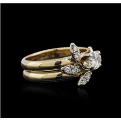 14KT Yellow Gold 0.60ctw Diamond Ring