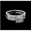 Image 1 : 1.63ctw Diamond Ring - 14KT White Gold