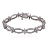 Image 1 : 14KT White Gold 3.09ctw Diamond Bracelet