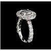Image 4 : 3.99ctw Diamond Ring - 18KT White Gold