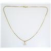 Image 6 : 1.10ct Diamond Pendant - 14KT Yellow Gold
