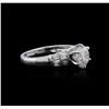 Image 1 : 18KT White Gold 1.66ctw Diamond Ring