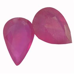 9.52ctw Pear Mixed Ruby Parcel