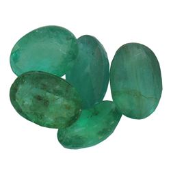 3.56ctw Oval Mixed Emerald Parcel