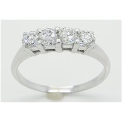 0.81ctw Diamond Ring - 14KT White Gold