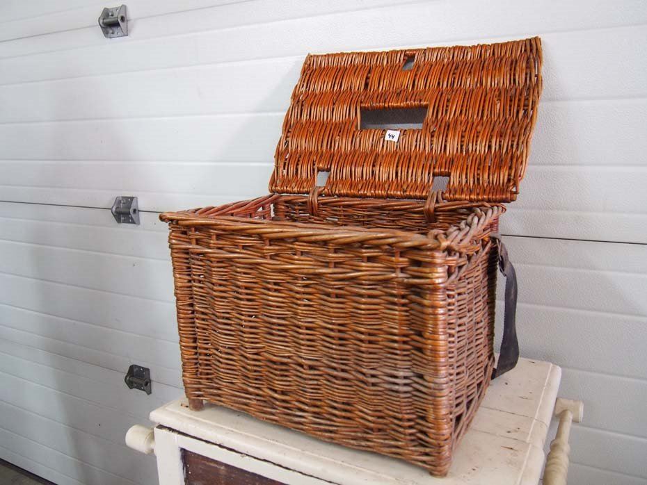 Wicker Fishing Basket