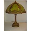 Image 1 : Early Victorian Slag Glass Electric Lamp