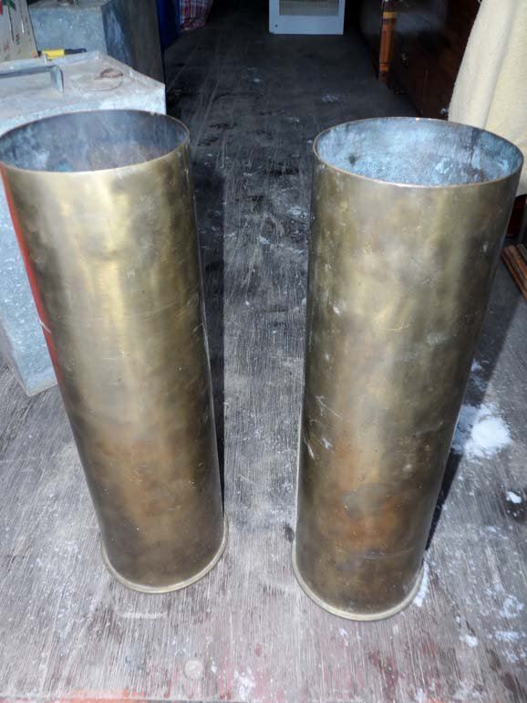 Howitzer Demilitarized Brass Shell Casing