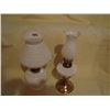 Image 1 : Milk Glass Oil Lamps (2)