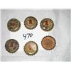 Image 1 : 1800-1900's Beverage Cork Lined Bottle  Caps