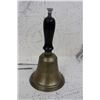 Image 1 : Antique Brass School Bell
