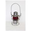 Image 1 : CNR Railway Lantern Red Globe