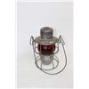 Image 4 : CNR Railway Lantern Red Globe
