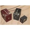 Image 1 : Lot of 3 Antique Box Cameras