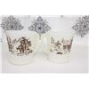 Image 2 : FIRE-KING lot of 2 Davy Crockett mugs