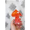 Image 2 : 6.5" Jack in the Pulpit orange art glass