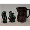 Image 1 : Blue Mountain Pottery Swans & Marcrest Stoneware Pitcher