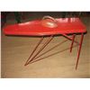 Image 1 : Children's Red Metal Ironing Board & Iron