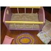 Image 2 : Solid Wood Doll Crib w/ Accessories