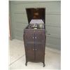 Image 1 : Oak Cabinet Style Victrola Wind-up Phonograph