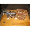 Image 1 : Horse W/ Wooden Cart