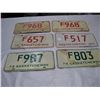 Image 1 : Licenses Plates (6) 3 Digit