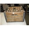 Image 1 : Milk Bottles (12) w/ Wood Box