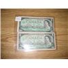 Image 1 : Canadian 1.00 Bills (2) 1967