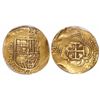 Image 1 : Seville, Spain, cob 4 escudos, Philip II, assayer B below mintmark S and denomination oIIII to left,